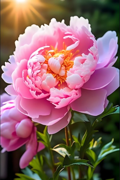 牡丹呈瑞，龙韵凝威：中华民族的精神华章